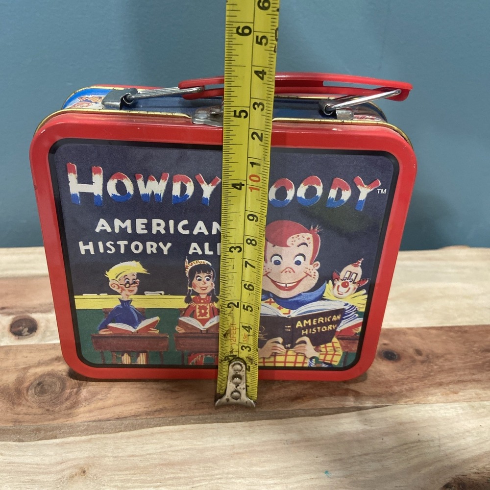 Vintage 1998 Howdy Doody American History Album Tin Lunch Box - Picture 6 of 6